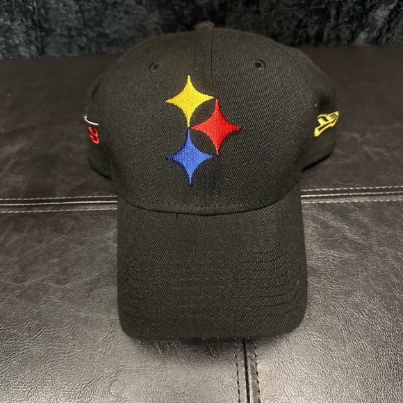 New Era Other - New Era Black 39Thirty Pittsburgh Steelers Antonio Brown #84 Hat
